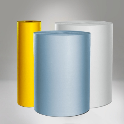 Fiberglass nonwoven facers are delivered as roll goods and can be coated for enhanced performance Fiberglass nonwoven facers are delivered as roll goods and can be coated for enhanced performance