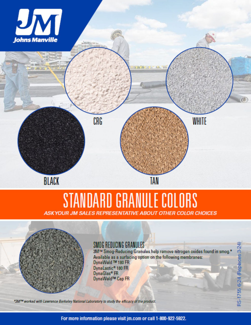 SBS/APP Granule Color Chart