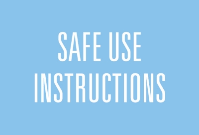 Safe Use Instructions Safe Use Instructions